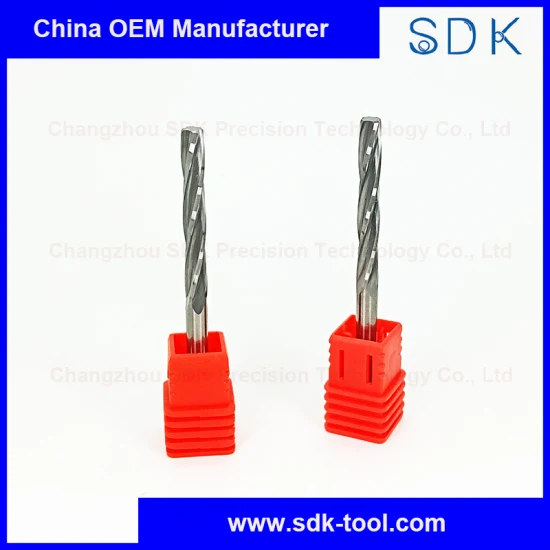 Good Quality Factory Directly CNC Carbide HRC55 4 Flutes Spiral Reamer for Aluminium